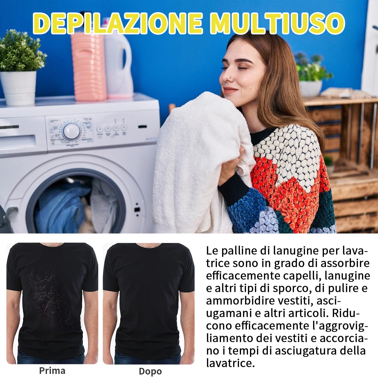 12 Pezzi Acchiappa Capelli Per Lavatrice,Riutilizzabili Cattura Capelli Lavatrice,E Rimuovere Capelli Di Animali Domestici E Lanugine Da Abbigliamento E Biancheria Da Letto