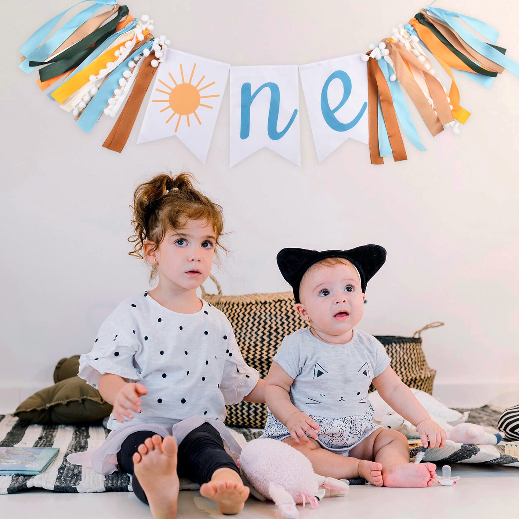 Hochstuhl Banner „You Are My Sunshine“ – Erster Geburtstag Dekoration Für Jungen & Mädchen