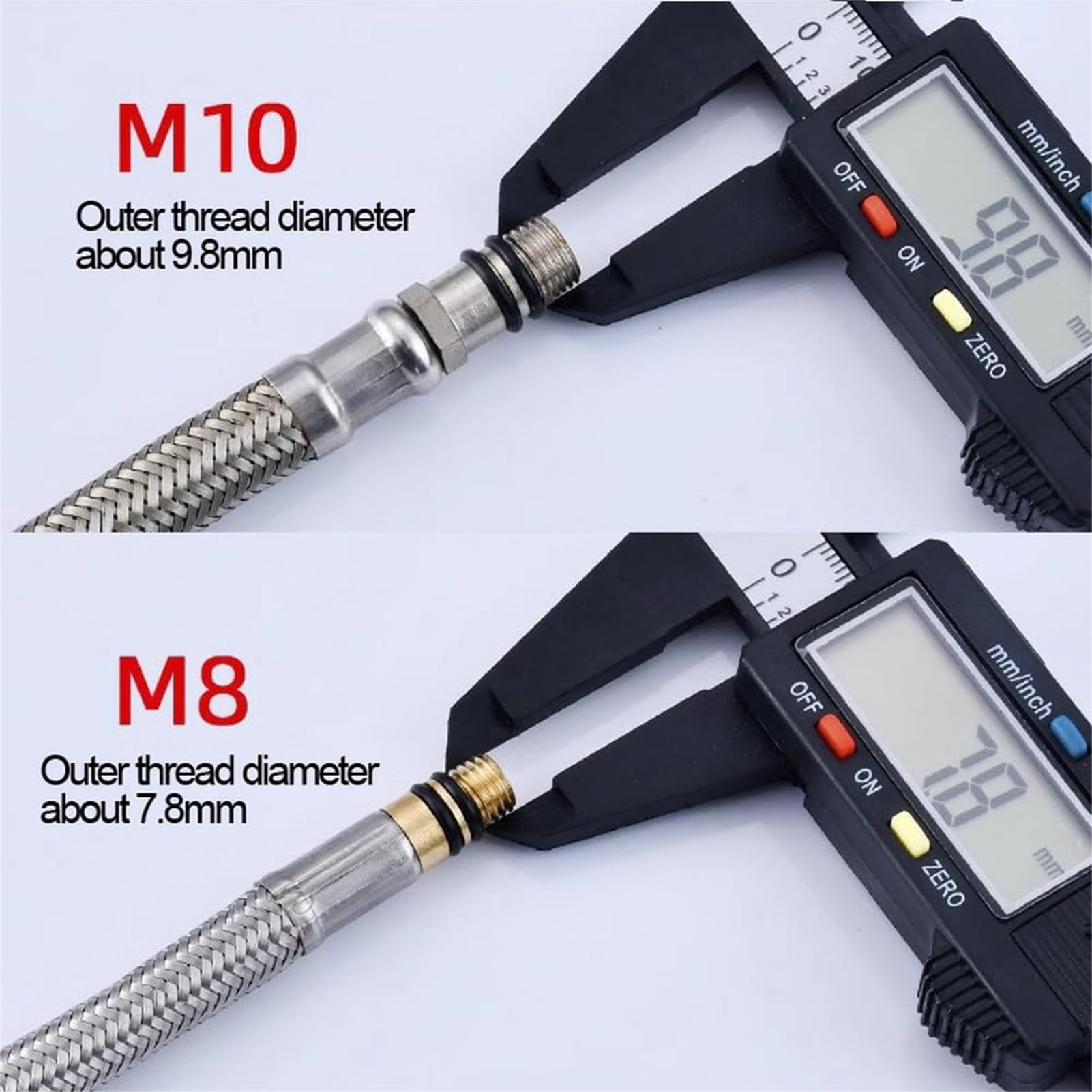 Manguera de conexión de entrada especial para grifo extraíble de cocina y baño, adaptador de extensión enchufable M8,manguera enchufable 29cm