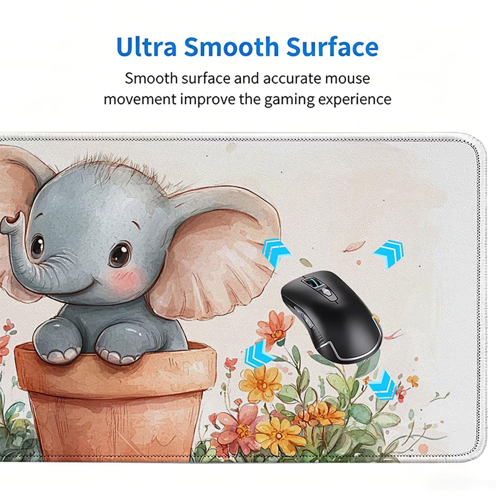 Tappetino Mouse Gaming, 900x450mm Tappetino Mouse XXL Carino 0c0-516