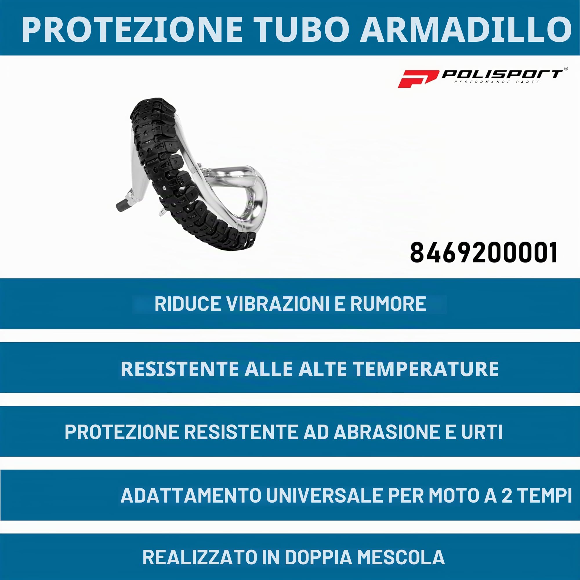 Pipe Guard Armadillo Blk