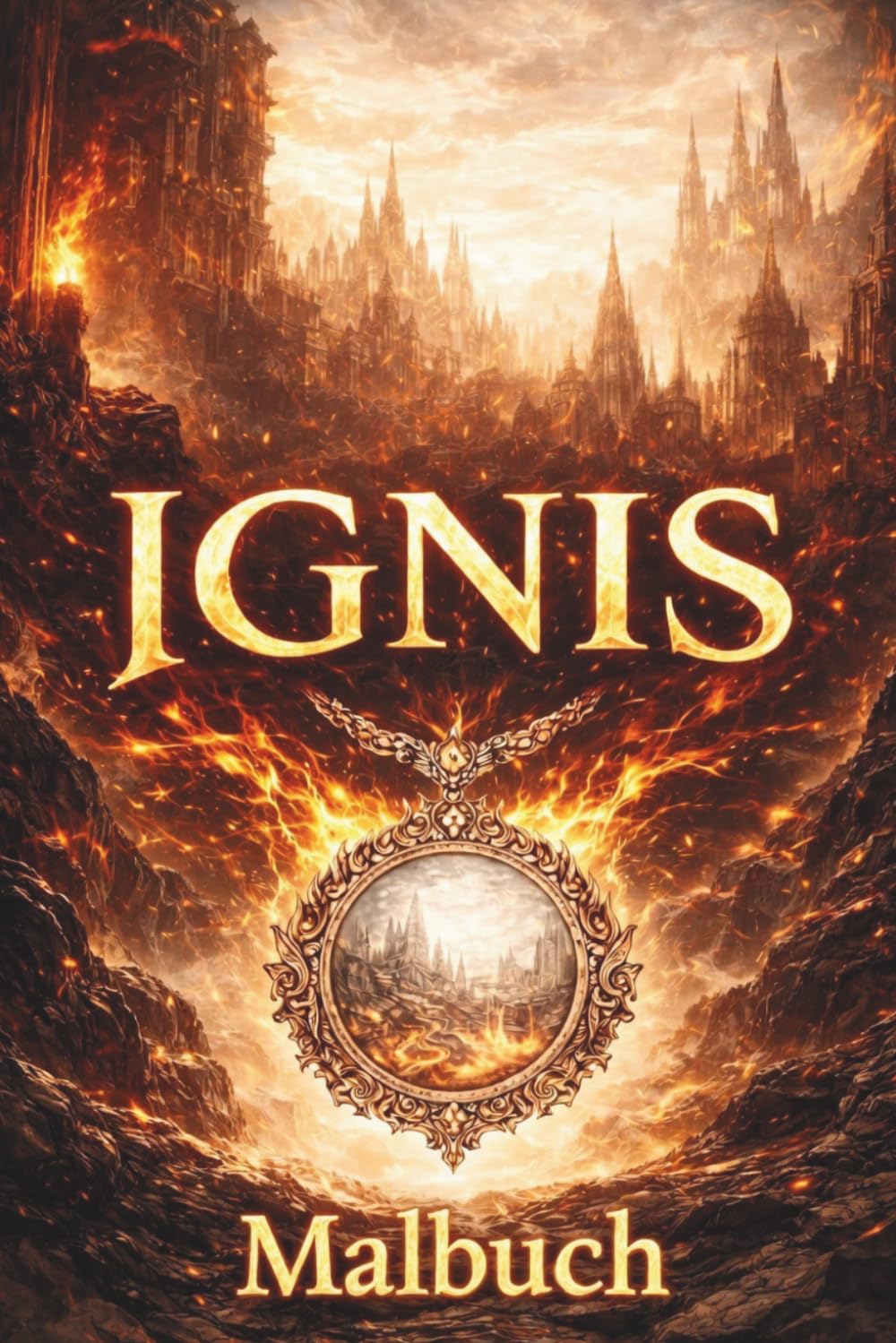 Ignis - Das Malbuch zum Buch: Eine magische Reise zum Ausmalen – Szenen und Geheimnisse aus der Welt von Ignis