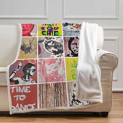 Cobijas Calientes para Invierno - Manta de sofá suave y esponjosa, para dormitorio, artículos esenciales de bebé, 39 x 59 pulgadas