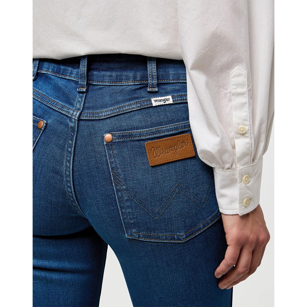 Wrangler Damen Low Rise Bold Boot Jeans