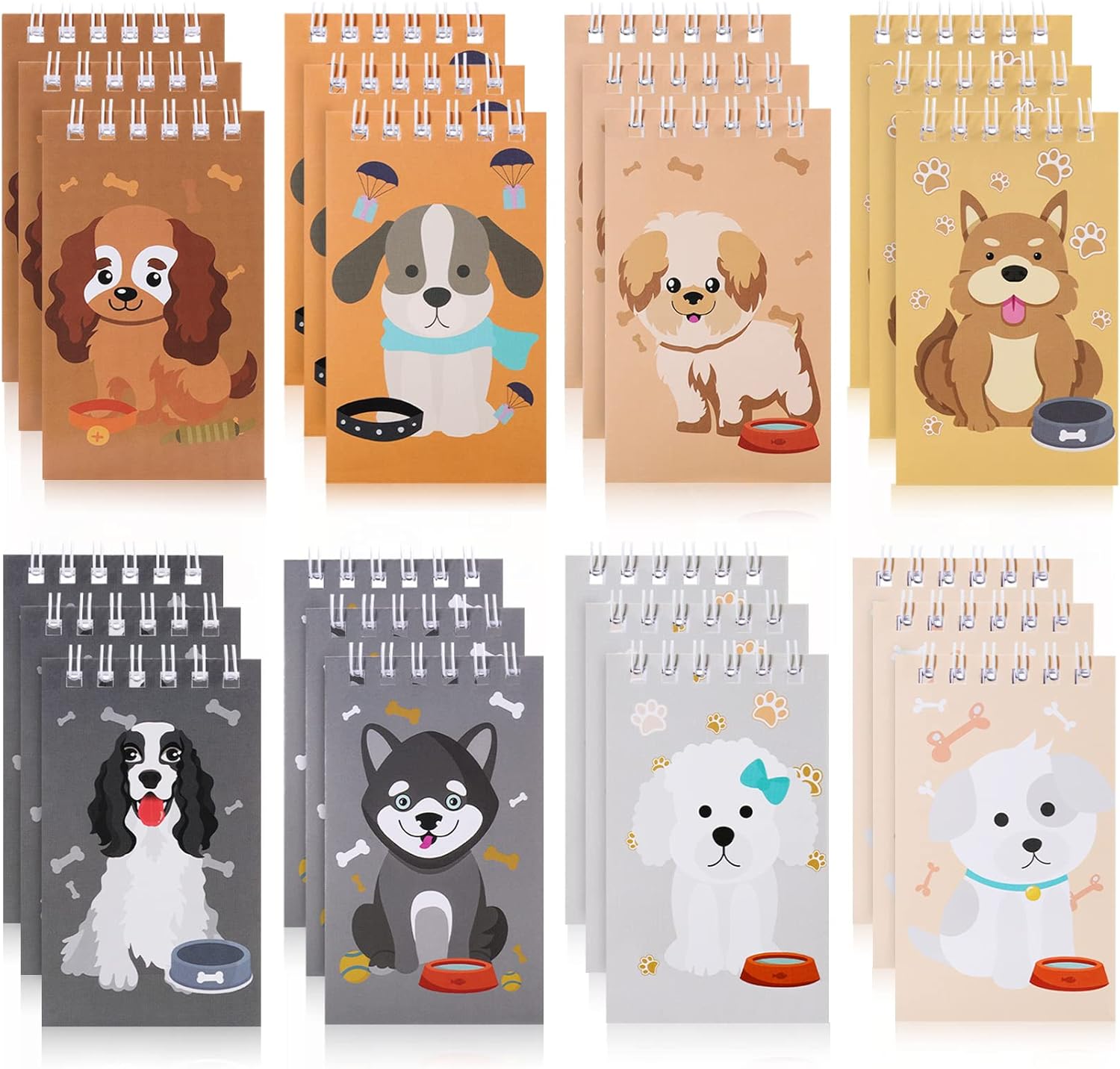 amazon-zisiiude-24pack-mini-notebooks-dog-themed-party-favor