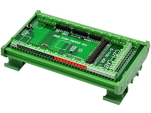 Electronics-Salon módulo adaptador de terminal de tornillos en bloque, para montaje en riel DIN, para Arduino MEGA-2560R3.