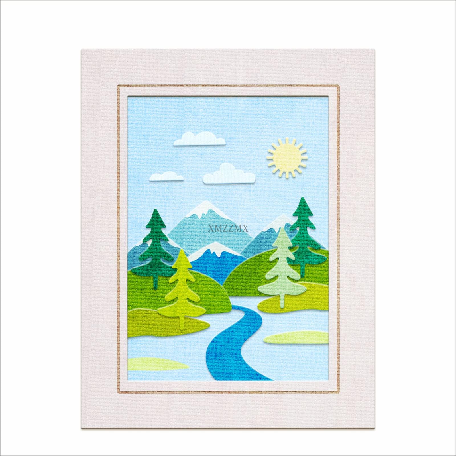 Ensemble Matrices Découpe Métal XMZZMX Pour Scrapbooking, Cartes Et Albums Photo