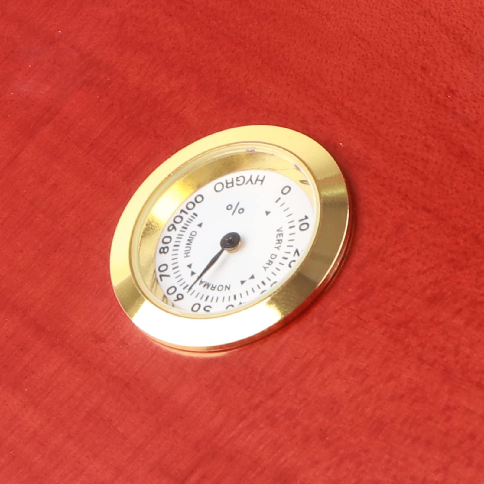 Custodia per Ance per Sassofono, Scatola per Ance in Legno Massello con Igrometro per Sassofono Clarinetto (ambra)