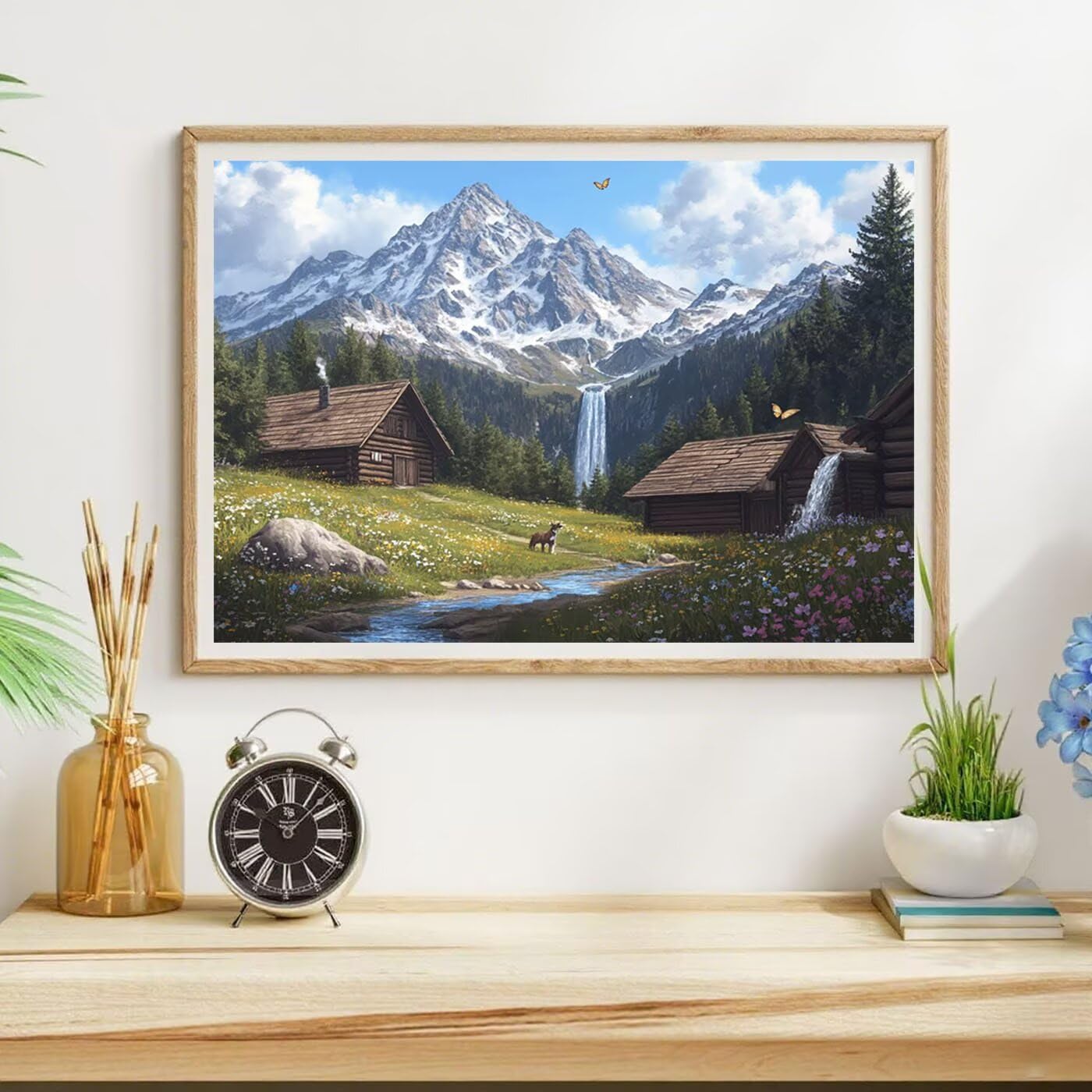 Zestawy do malowania diamentami dla dorosłych, 5D, DIY, pełne wiercenie, haft krzyżykowy, cekiny, klejnoty, malarstwo według numerów, sztuka i rękodzieło, obrazy do dekoracji ścian domu, 91 x 137 cm