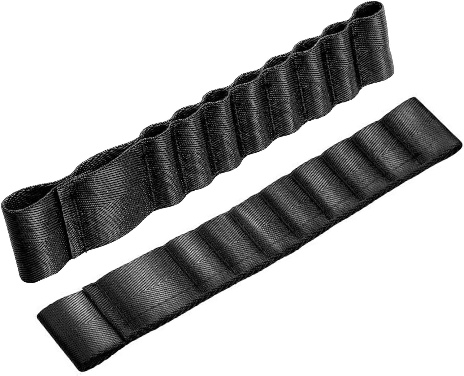 JamscarDual Strong Adjustable Door Limiting Check Straps Compatible with Wrangler TJ JK JL CJ YJ JKU Sport Rubicon Sahara Unlimited 2000-2018 | Heavy Duty Upgrade Load 1000 Lb (2PCS-Black)