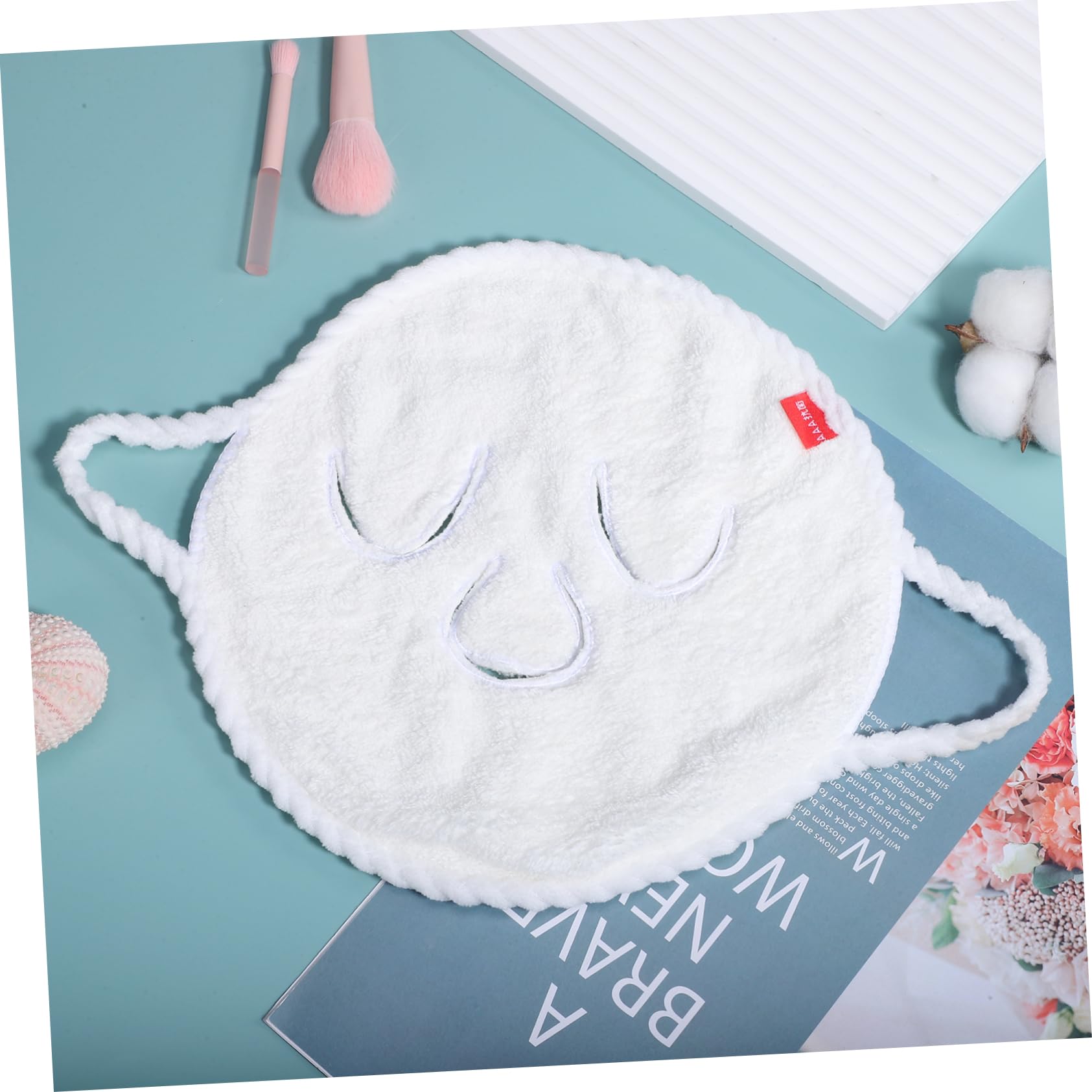 Healeved 8stücke Fleece Gesichtsmaske Handtuch Für Kühlende Und Wärmende Anwendungen Für Gesichtspflege Beautysalons Für Empfindliche Haut