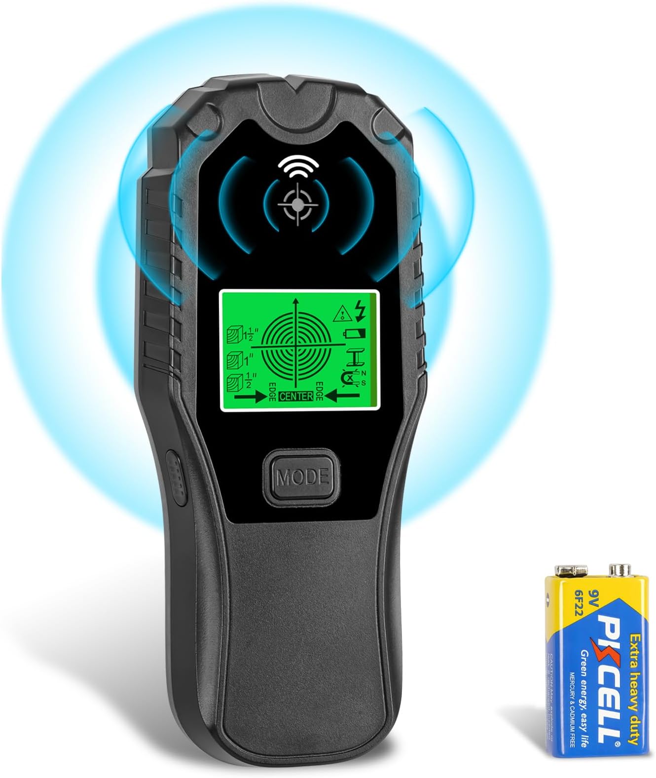 Rilevatore Tubi E Cavi 5in1 - Per Muri Con Schermo LCD, Fino A 60mm Profondità - Foto 3