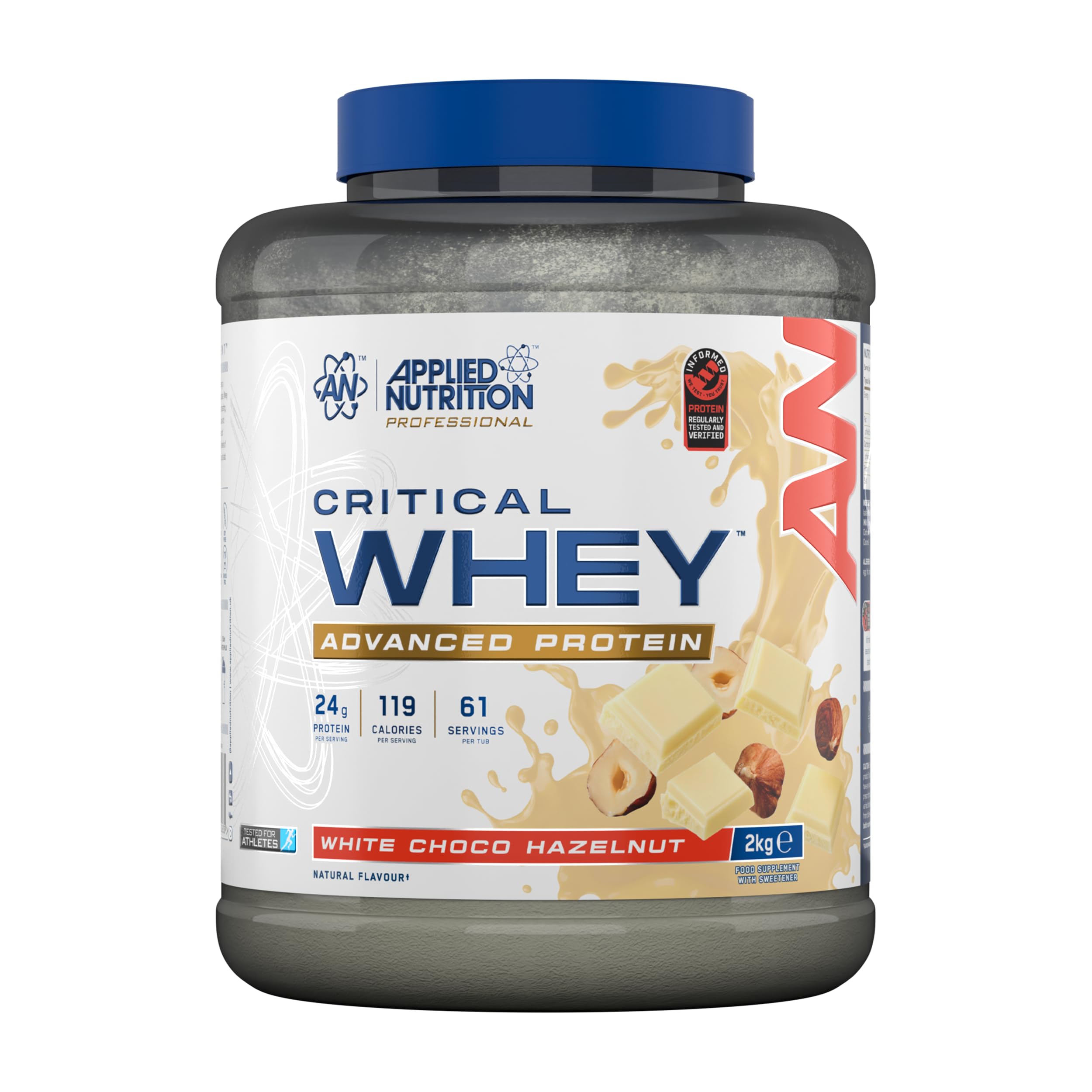Applied Nutrition Critical Whey Protein Powder - White Choco Hazelnut