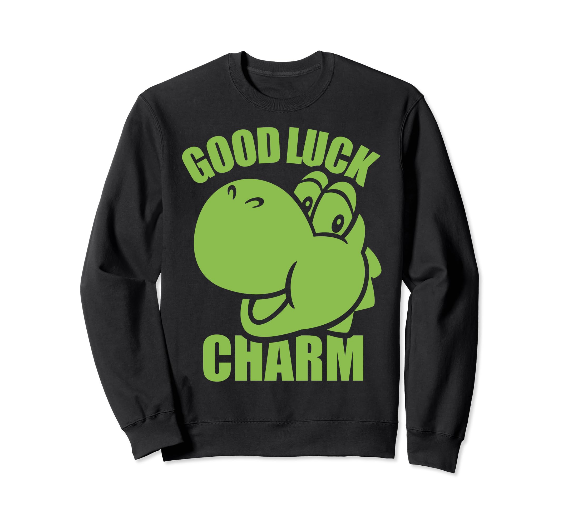 Super Mario St. Patty's Yoshi Good Luck Charm Sweatshirt Sweatshirt