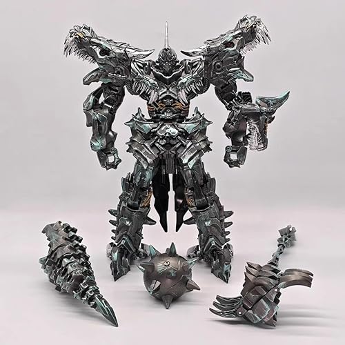 Miniatura 6 de Robot de deformación, figura de acción de deformación, juguete de 10.23 pulgadas, modelo líder de dinosaurio con accesorios para niños, regalo