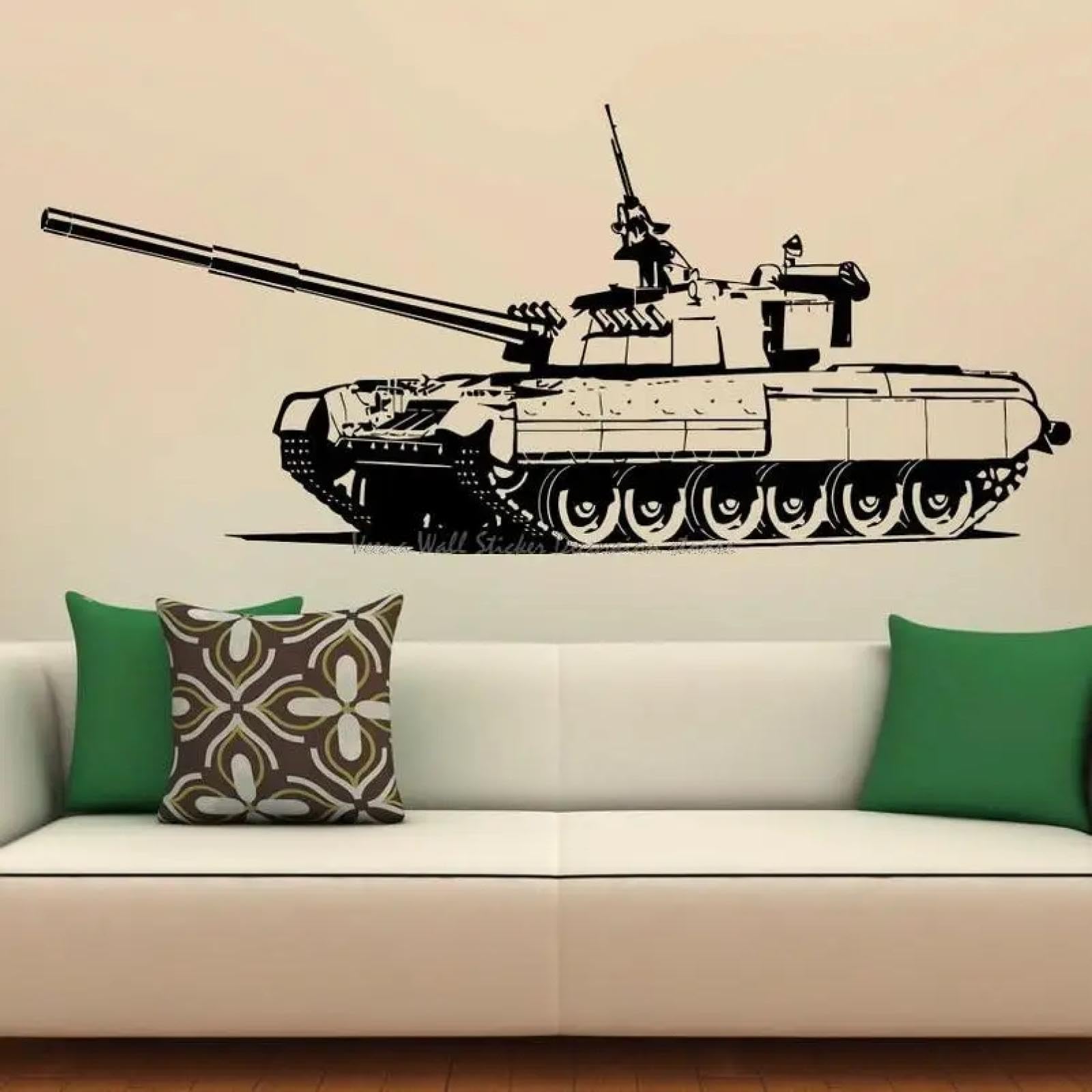 YOUOUSI Military Weapons wall Stickers, Tanks, boy playroom, Summer Camp, Military Family Bedroom Art Decals, Unique.