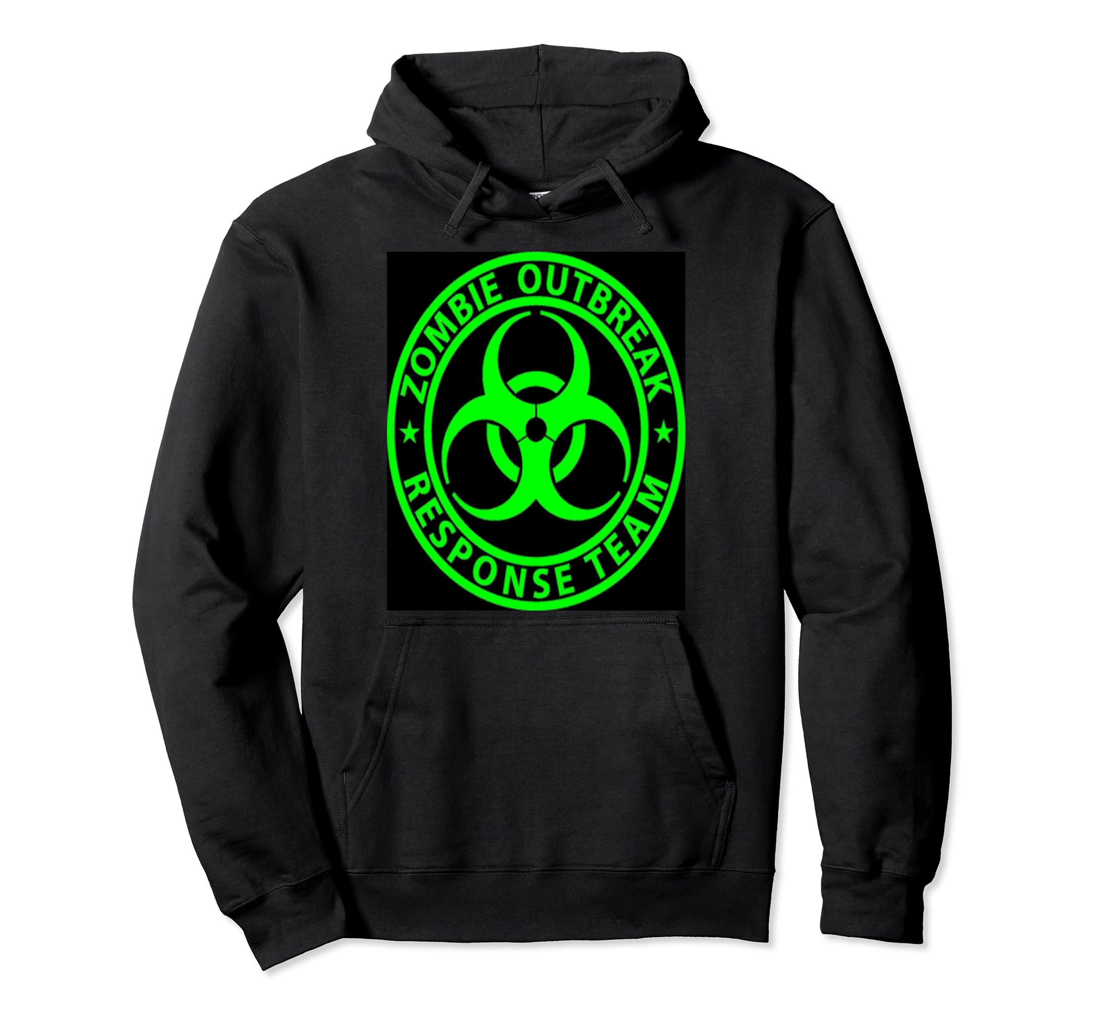 Zombie Outbreak Response Team Sign Undead Fantasy Horror Pullover Hoodie