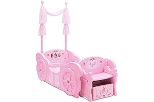 Cama para niños pequeños de Disney Princess Carriage