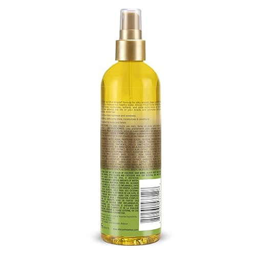 Miniatura 2 de African Pride Extra Shine Braid Sheen Spray, 12 onzas (paquete de 6)