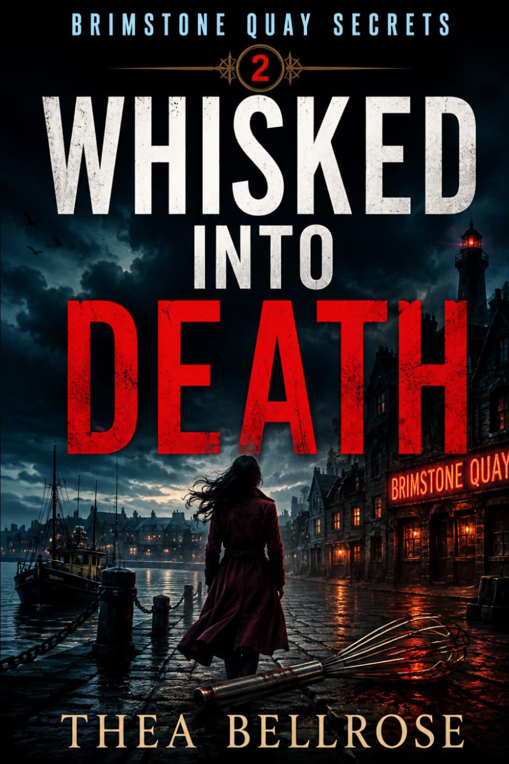 Whisked Into Death: A Small Town Culinary Cozy Mystery Filled with Secrets, Sabotage, and Murder (Brimstone Quay Secrets)