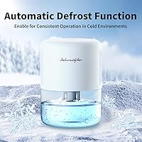 Vista 5 de Dehumidifier Small Mini Dehumidifiers for Home 44oz Water Tank 10 Colors Light 4 Timer 3 Modes Auto Shutoff Defrost Portable Dehumidifiers for