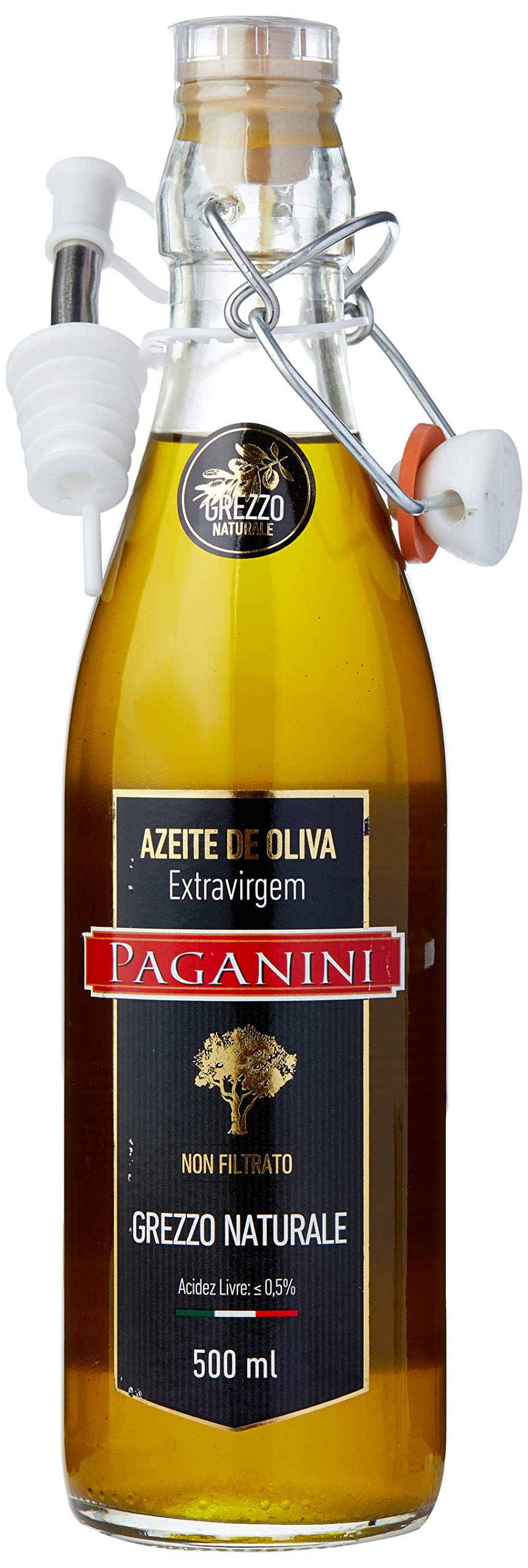 Azeite Italiano Grezzo Extra Virgem Paganini 500ml | Amazon.com.br