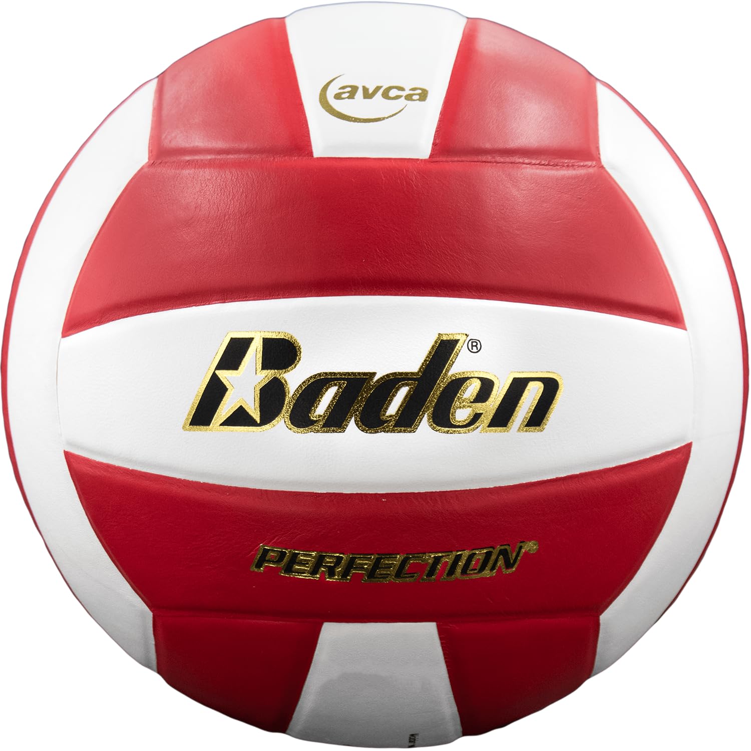 Baden | Perfection | Premium Leather | Indoor Official Game Volleyball | 13U to College | Official Size + Weight | NFHS + AVCA Approved