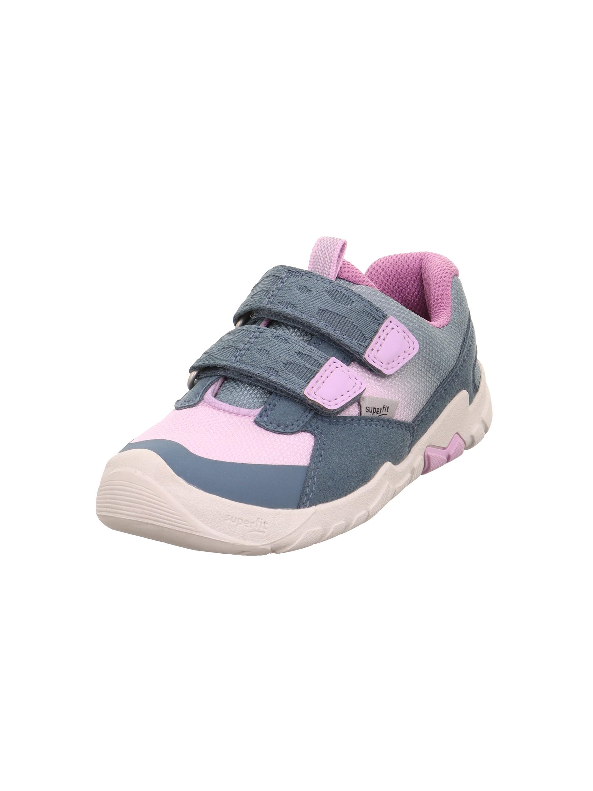 Superfit Trace 1-006028 Girls' Trainers, Blue Purple 8010, 1 UK