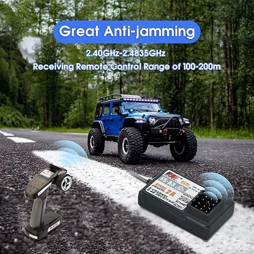 Miniatura 3 de Flysky FS-A3 3CH Receptor 2.4G AFHDS 2A para Flysky FS-GT5 FS-GT2E FS-GT2F FS-GT2G FS-iT3B FS-iT3C Transmisor (1 PC)