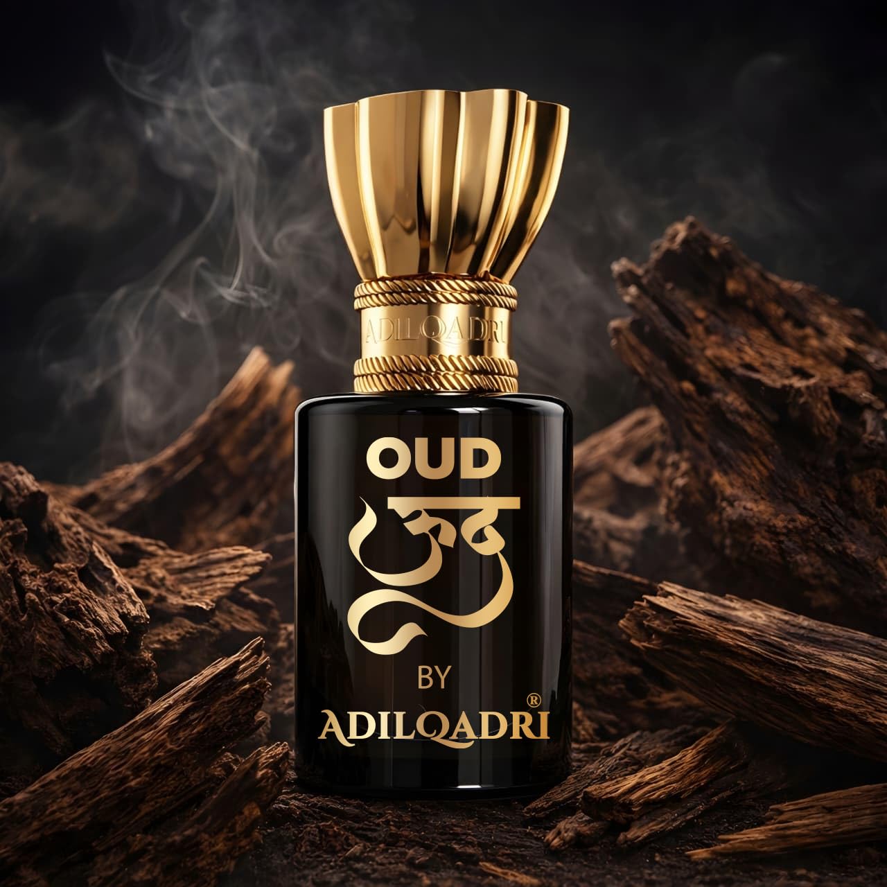 Adilqadri Oud Attar for Men 5.5ml | Long-Lasting Strong Woody Oud Fragrance Oil | Non-Alcoholic Roll-On Perfume | Rich Masculine Scent | Travel-Friendly Pocket Ittar-image-1
