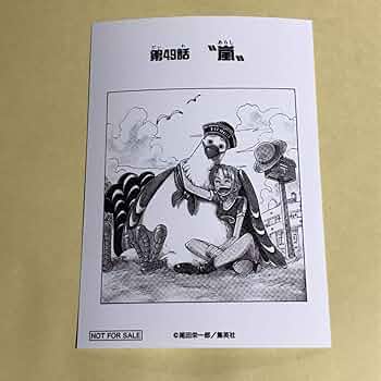 Amazon.co.jp: ワンピース 1000LOGS 扉絵ブロマイド 麦わら