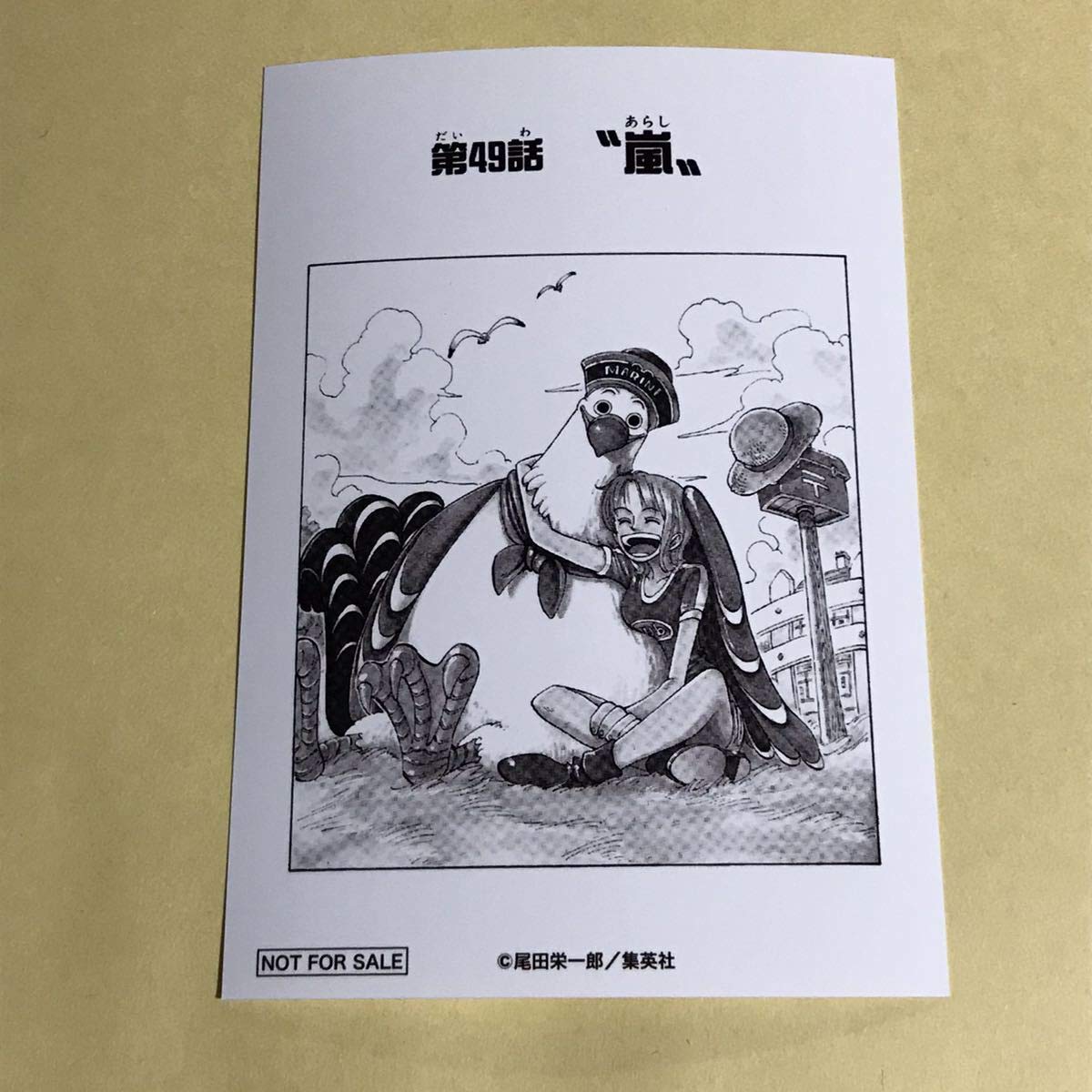 Amazon.co.jp: ワンピース 1000LOGS 扉絵ブロマイド 麦わら
