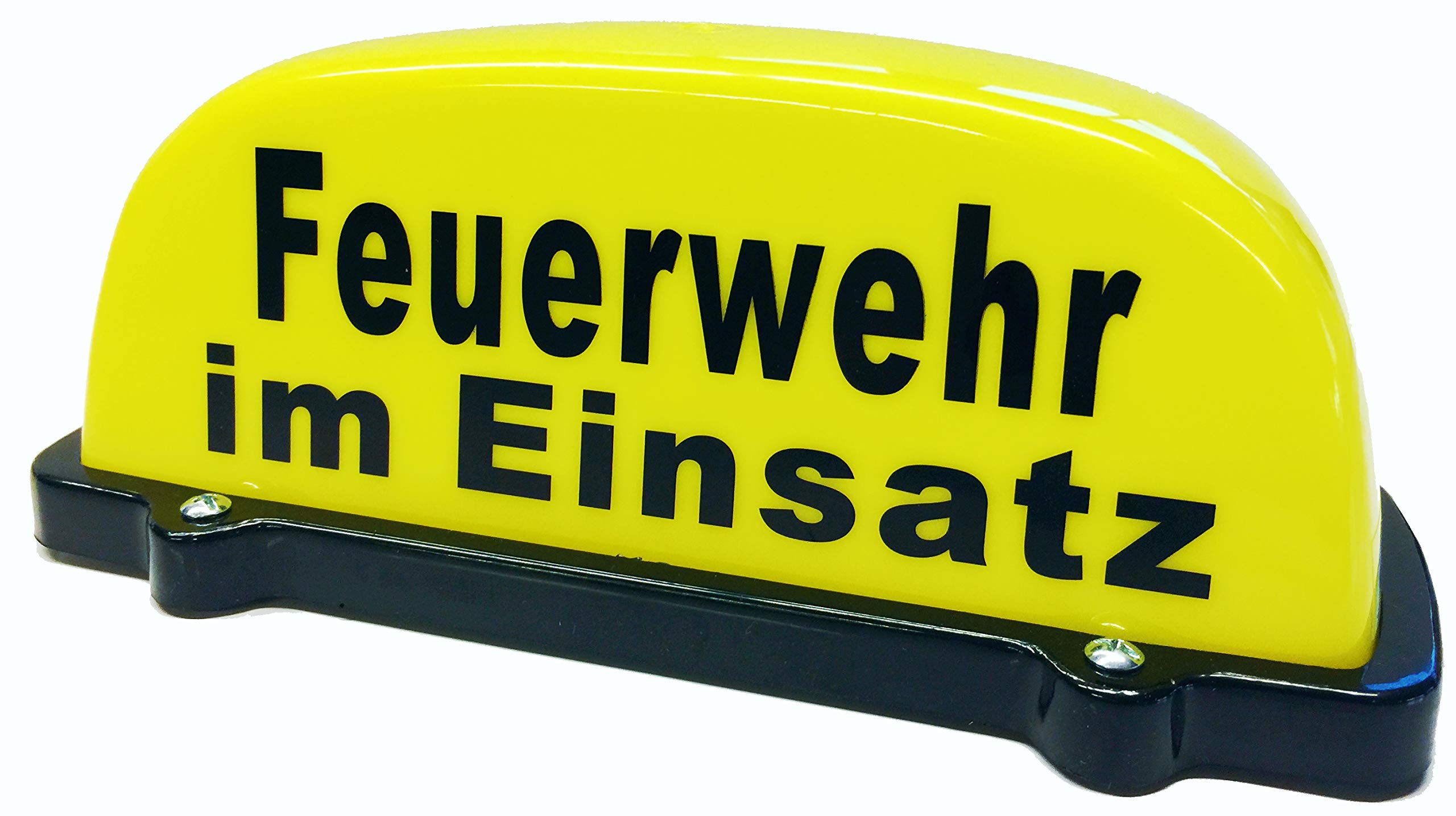 Magnetschild Feuerwehr im Einsatz gelb