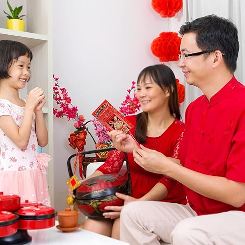 Miniatura 2 de 36 sobres rojos chinos para Año Nuevo Lunar grandes Hong Bao 2023 Año del Conejo paquete rojo sobres de dinero de la suerte para primavera festival