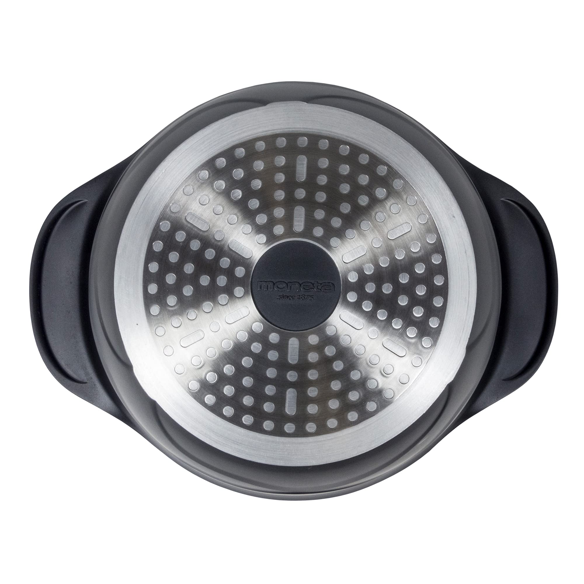 Moneta Lirica Casseruola 2 manici 24 cm con coperchio, in alluminio pressofuso, anche per induzione
