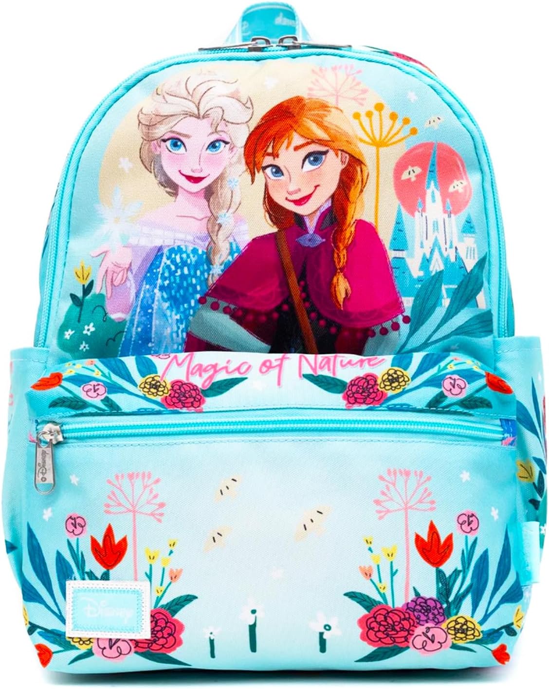 Disney Frozen Mini Backpack Set - Bundle of 13" Elsa & Anna Mini Bag Plus Water Bottle Frozen Small Backpack for Toddlers, Kids, Teens, Women - Image 2
