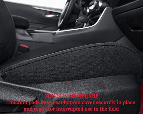 Miniatura 4 de coverdream Fundas para asientos de vehículo de ajuste personalizado, protector de asiento de poliéster de cobertura completa, compatibles con bolsa