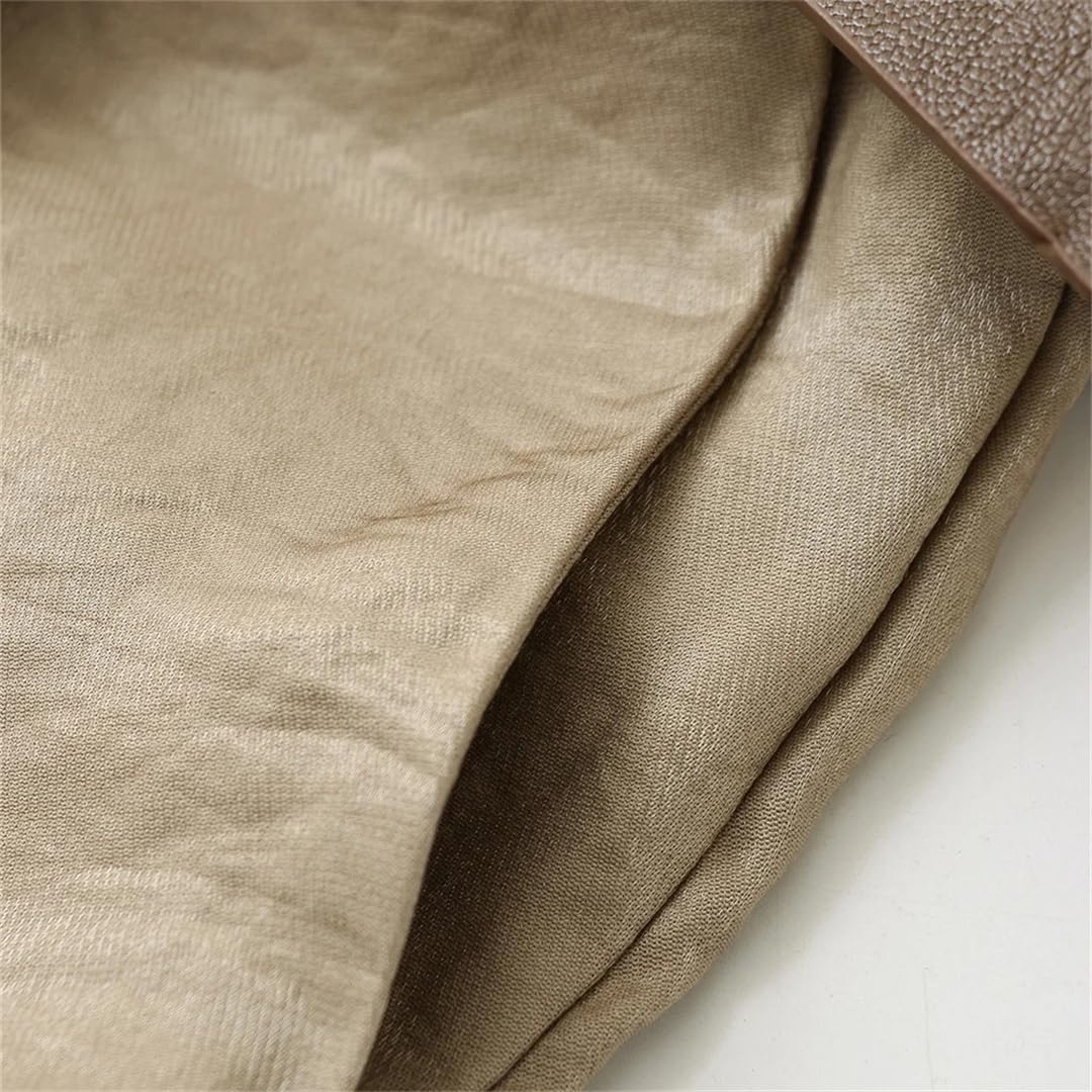 Pantaloni da donna a vita alta plissettati a gamba larga estivi tinta unita vestibilità ampia pantaloni da ufficio