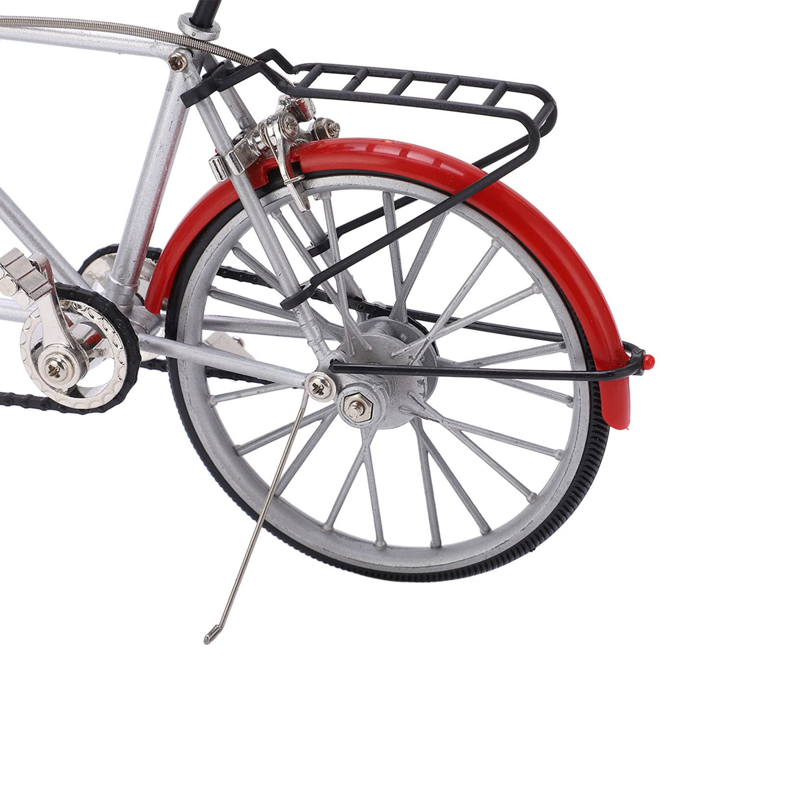 Modelo de mini bicicleta Tandem con adornos de minibicicleta de diseño exquisitos detalles para regalos para decoración de escritorio para la oficina