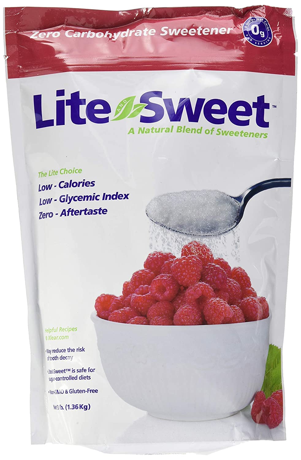 M&eacute;lange d'&eacute;dulcorant naturel lite et sucr&eacute; &eacute;rythritol et xylitol, 3 livre