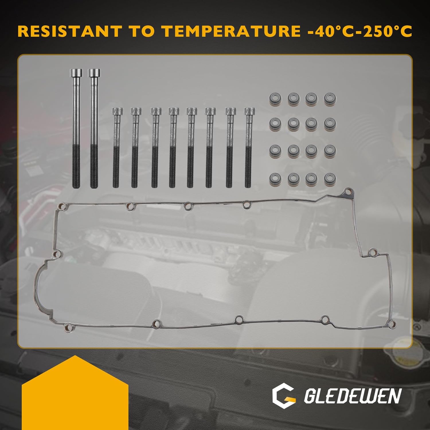 2.0L MLS Head Gasket Set Compatible with 2001-2012 Hyundai Tucson Tiburon Elantra Kia Soul Spectra, Cylinder Head Gasket Kit Replaces# HS26181PT ES71313 HS26181PT-1