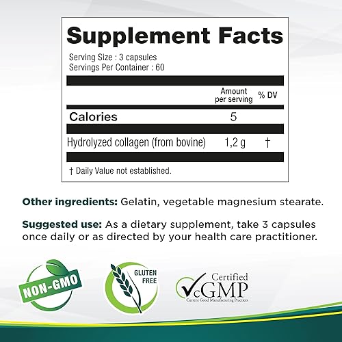 Miniatura 2 de Píldoras de colágeno para la salud de las articulaciones de GENACOL - 360 cápsulas de Colageno Hidrolizado  Suplementos de articulaciones de