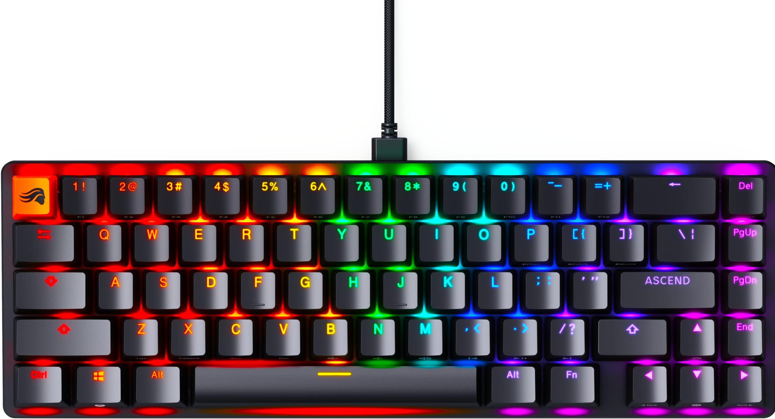 Gaming GMMK 2 - TKL Mechanical Keyboard - Custom 65% Keyboard - Compact -Hotswap w/Cherry Mx Style Switches - Incl. Double Shot Keycaps & Linear Switches - PC Gaming Setup Accessories