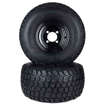 Amazon.com : (2) Grassmaster XT Tire Assemblies 20x10.00-8