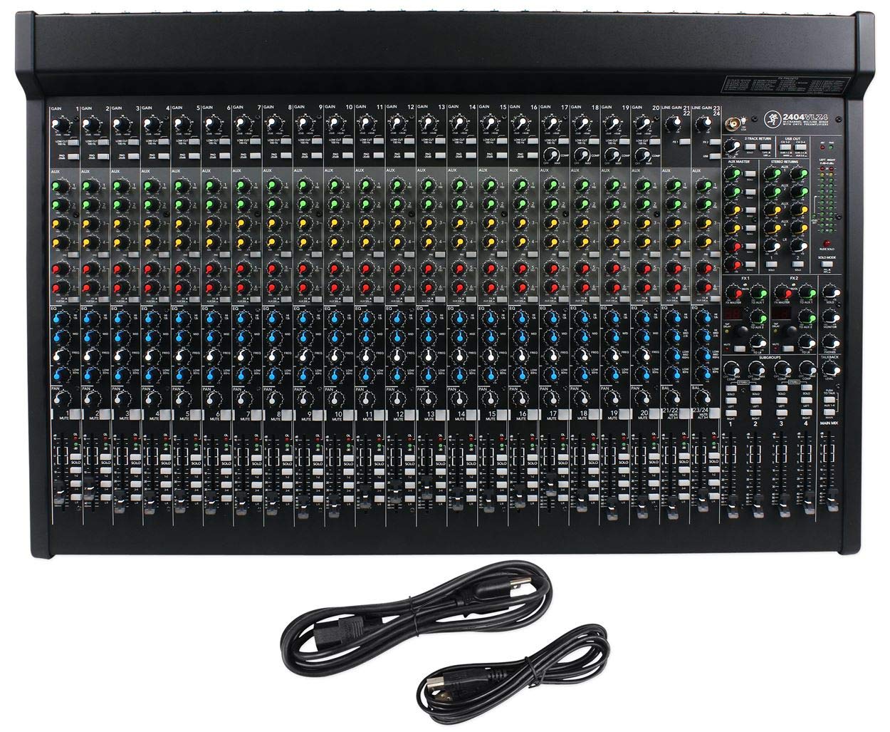 Amazon.com: Mackie 2404VLZ4 24-channel 4-Bus FX Mixer Bundle with