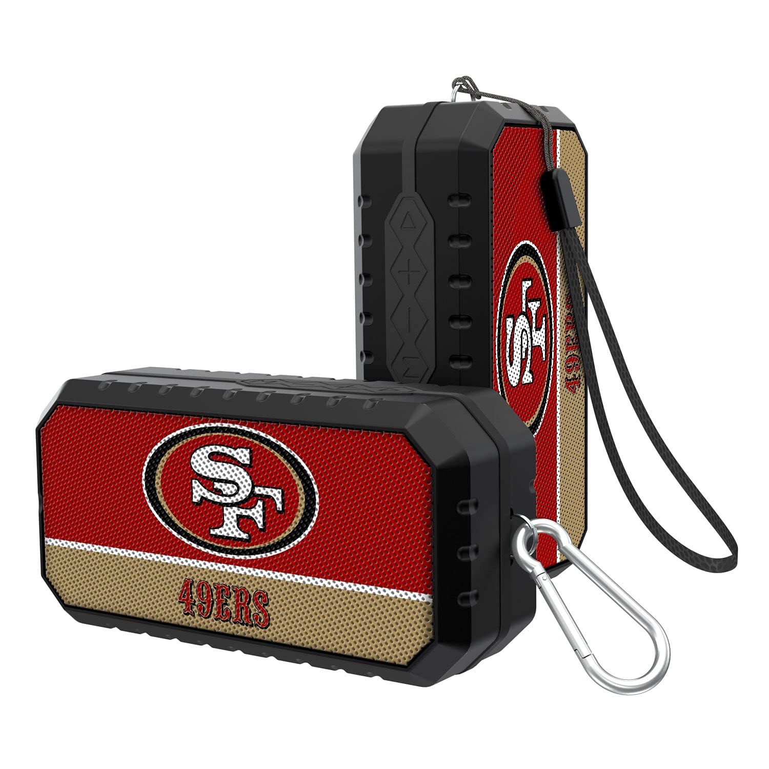 Strategic Printing San Francisco 49ers End Zone Water Resistant Bluetooth Speaker, One Size