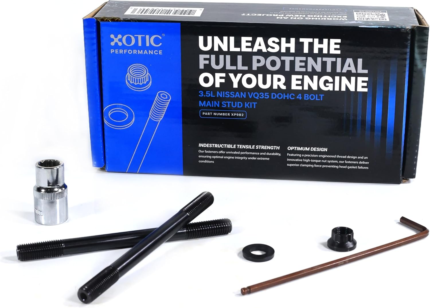 Main Stud Replacement Kit for 3.5L Nissan VQ35 DOHC - Xotic Performance™ XP982
