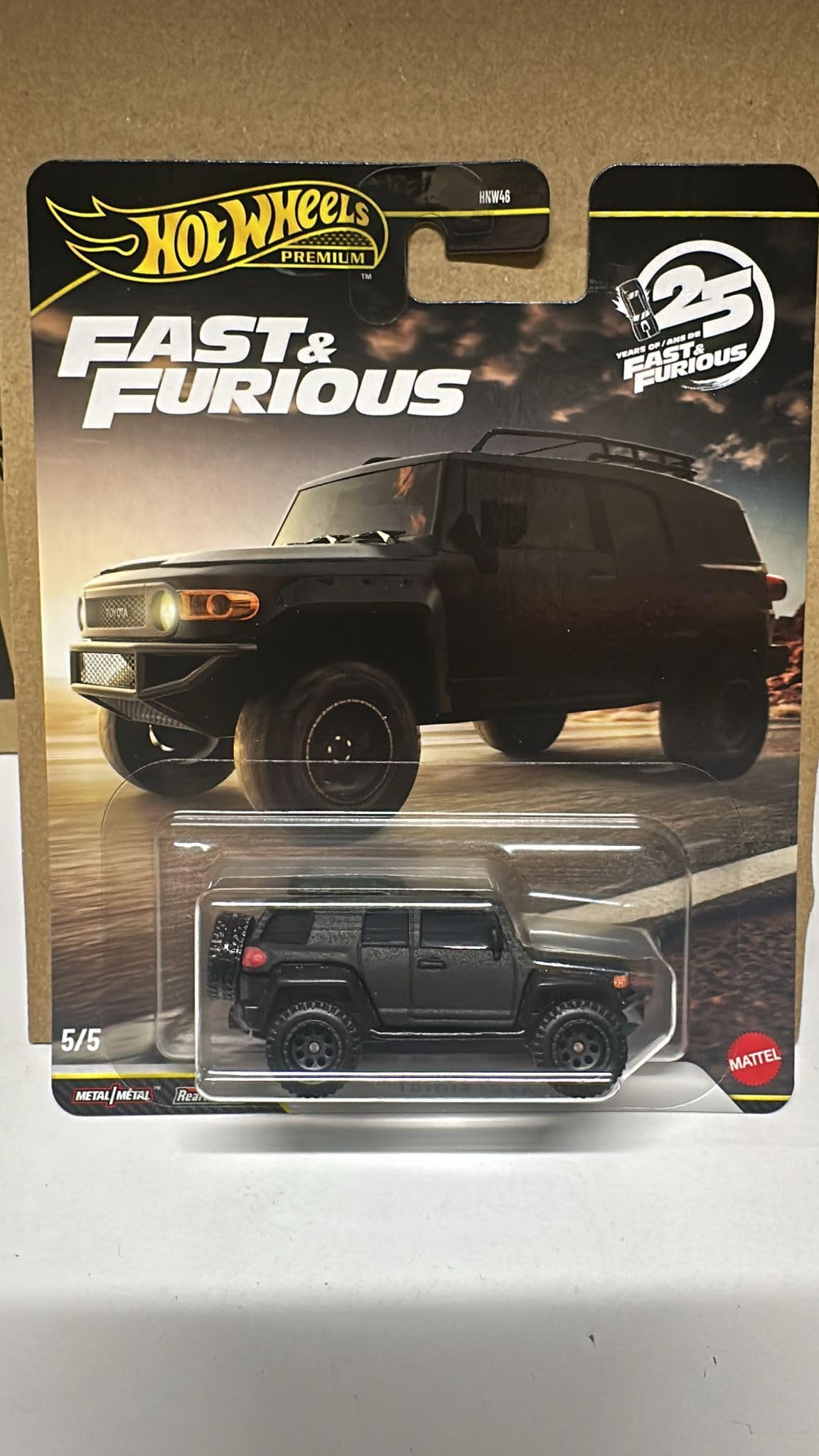 HOT WHEELS Premium 2026 Fast And Furious 25. Yıl Toyota FJ Cruiser