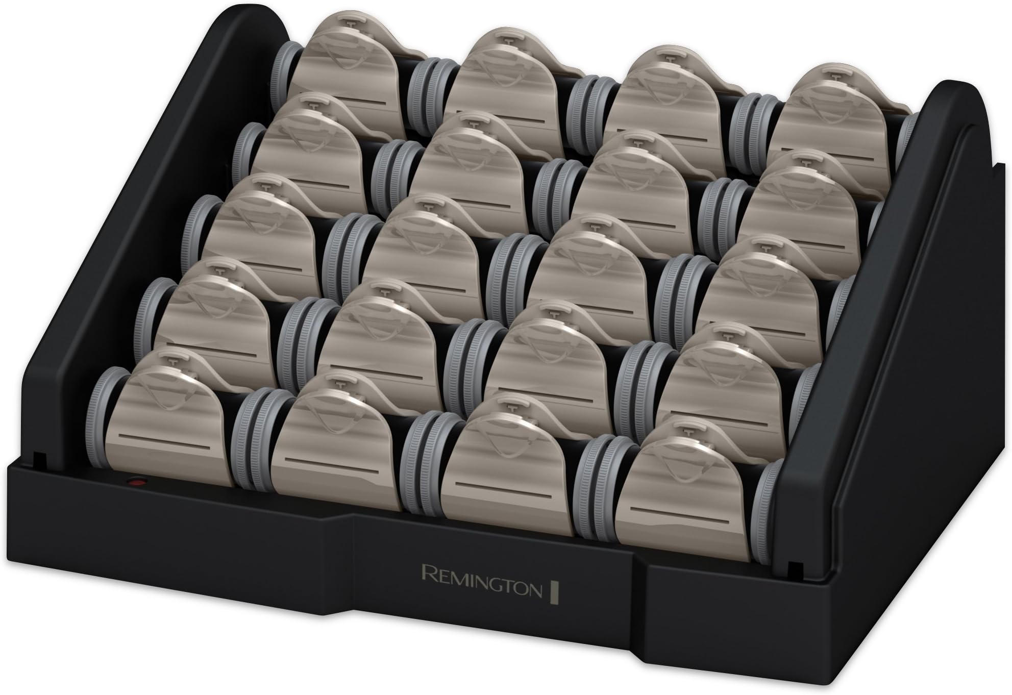 Remington H-2050 T-Studio Ceramic Heated Clip Hair Rollers with Tourmaline