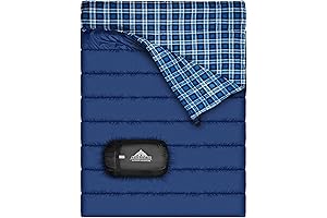 AGEMORE Cotton Flannel Double Sleeping Bag